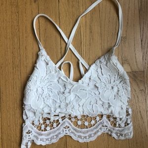 White Lace Bralette
